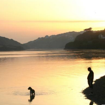 River Gannel and Crantock at sunset