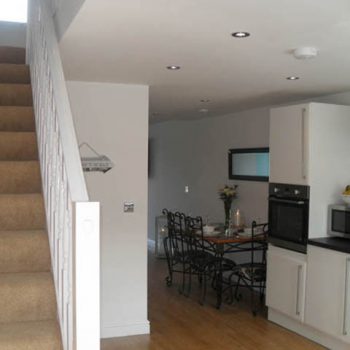 Stairs to double bedroom